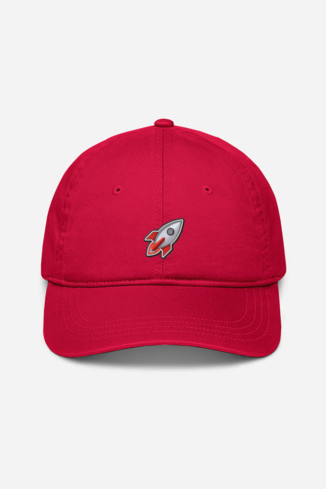 Rocket Embroidery Unisex Baseball Cap