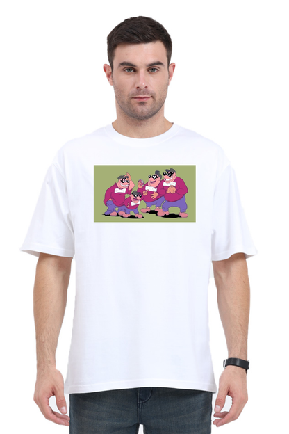 Beagle Boys from Duck Tales Oversized Classic T-Shirt Unisex