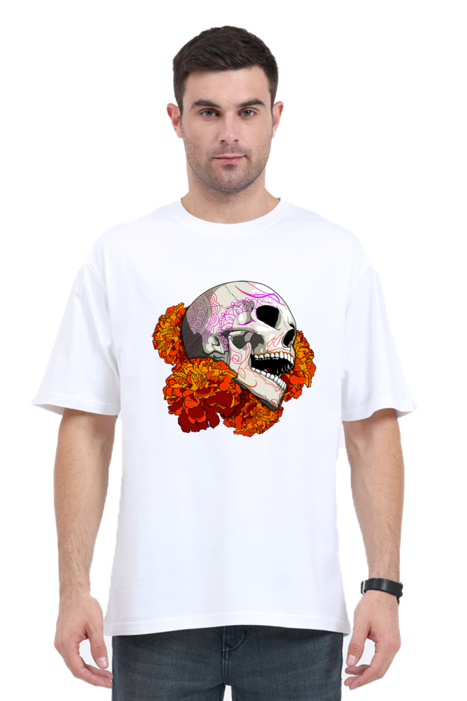 Abstract Skull Oversized Classic T-Shirt Unisex