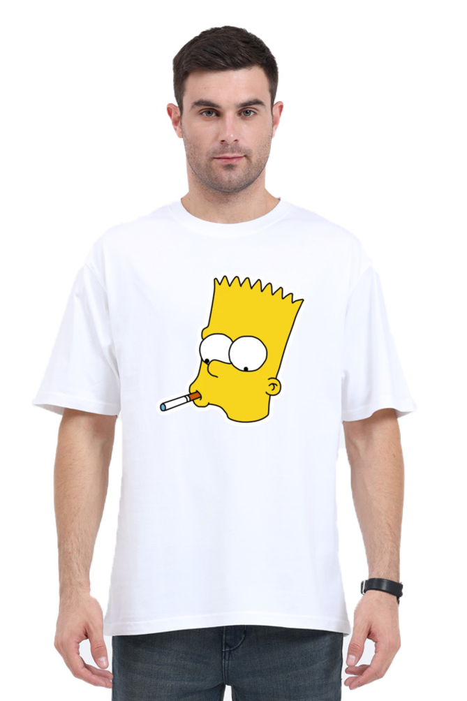 Smoking Bart Oversized Classic T-Shirt Unisex