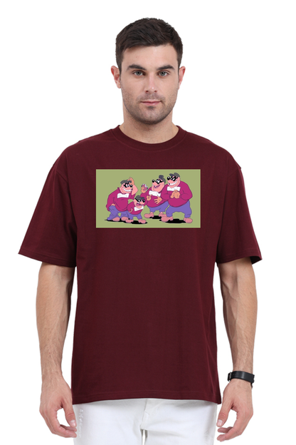 Beagle Boys from Duck Tales Oversized Classic T-Shirt Unisex