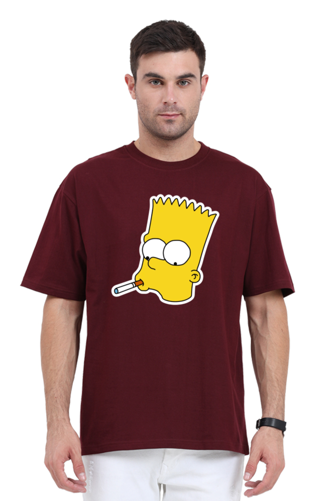 Smoking Bart Oversized Classic T-Shirt Unisex