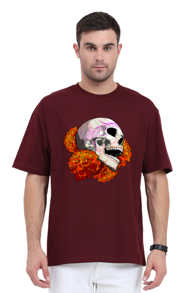 Abstract Skull Oversized Classic T-Shirt Unisex