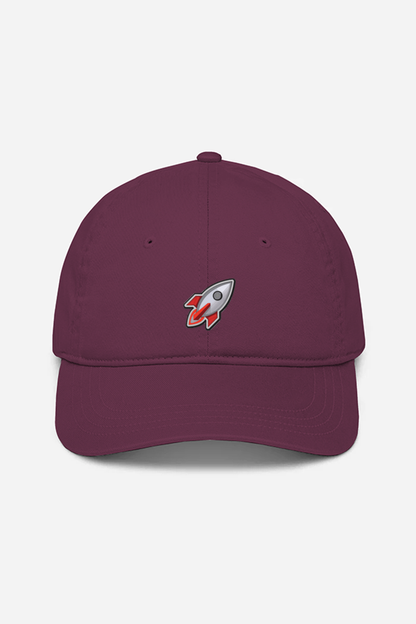 Rocket Embroidery Unisex Baseball Cap