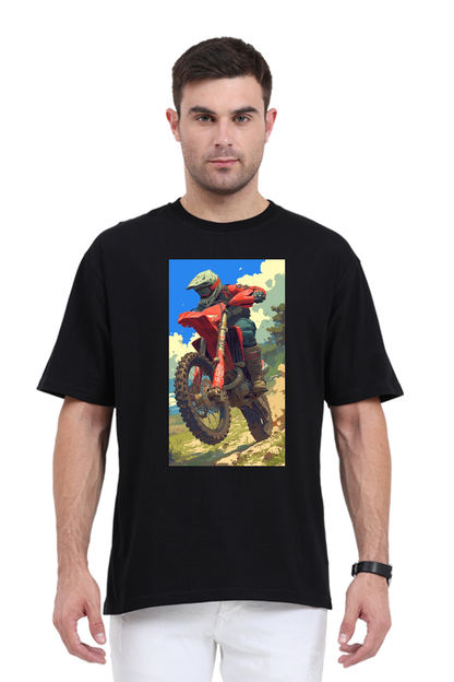 Dirt Bike Art Oversized Classic T-Shirt Unisex