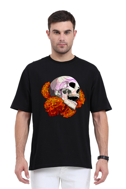 Abstract Skull Oversized Classic T-Shirt Unisex