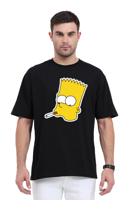 Smoking Bart Oversized Classic T-Shirt Unisex