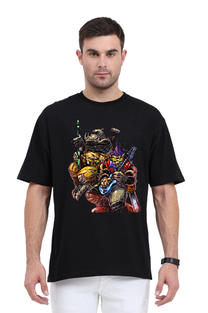 Bebop and Rocksteady from TMNT Oversized Classic T-Shirt Unisex