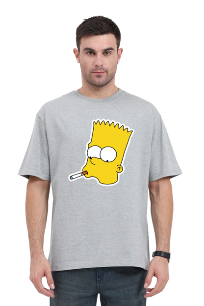 Smoking Bart Oversized Classic T-Shirt Unisex