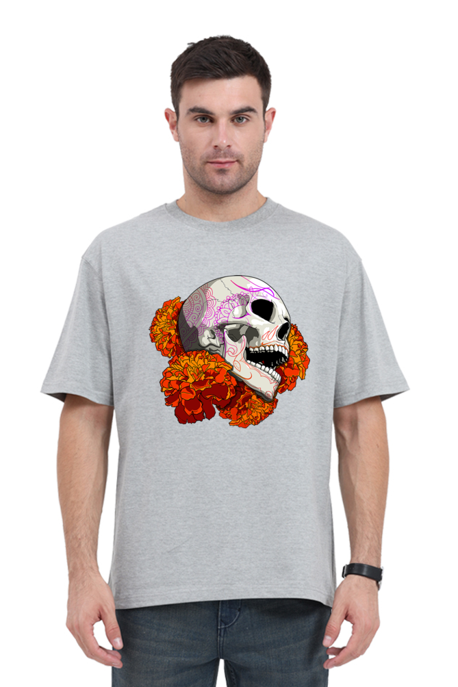 Abstract Skull Oversized Classic T-Shirt Unisex