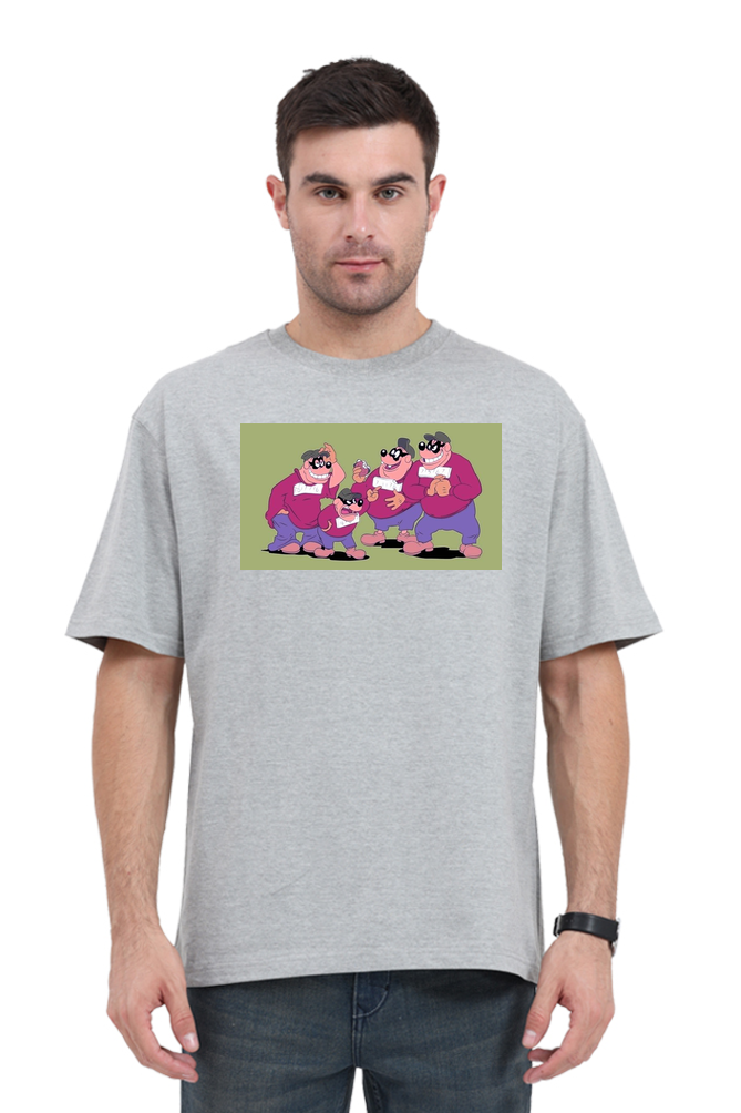 Beagle Boys from Duck Tales Oversized Classic T-Shirt Unisex