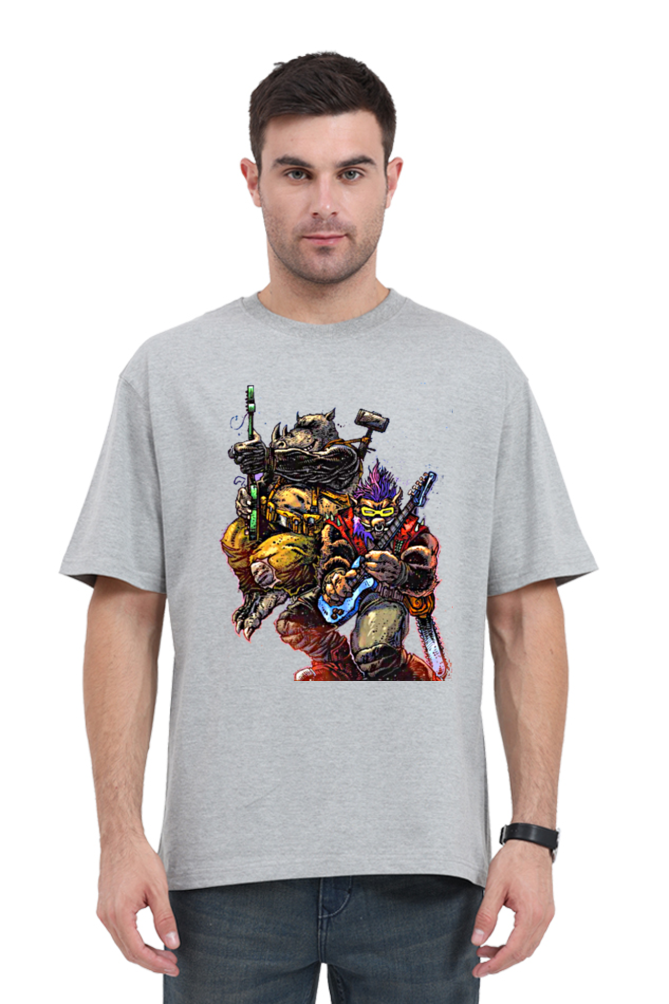 Bebop and Rocksteady from TMNT Oversized Classic T-Shirt Unisex