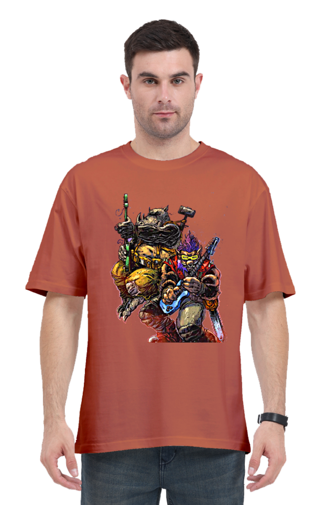 Bebop and Rocksteady from TMNT Oversized Classic T-Shirt Unisex