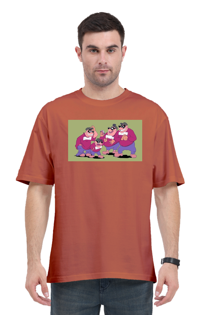 Beagle Boys from Duck Tales Oversized Classic T-Shirt Unisex