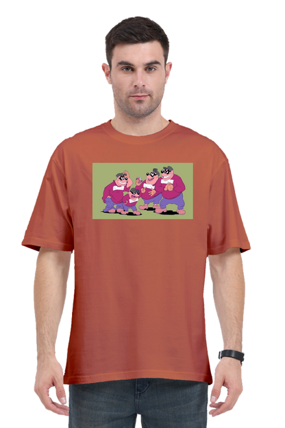 Beagle Boys from Duck Tales Oversized Classic T-Shirt Unisex