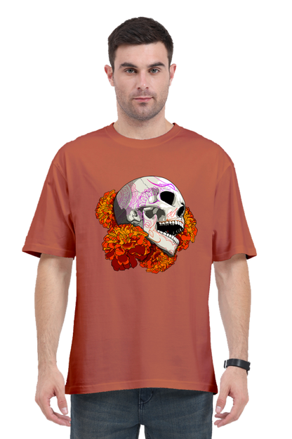 Abstract Skull Oversized Classic T-Shirt Unisex