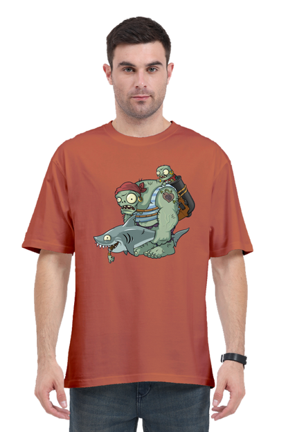 Gargantuar Zombie from Plants vs Zombies Oversized Classic T-Shirt Unisex