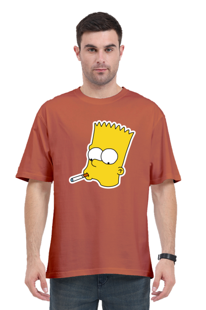 Smoking Bart Oversized Classic T-Shirt Unisex