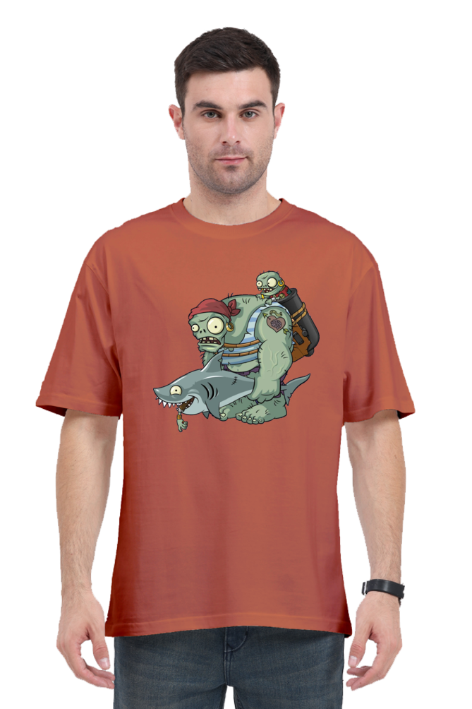 Gargantuar Zombie from Plants vs Zombies Oversized Classic T-Shirt Unisex