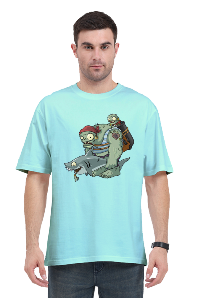 Gargantuar Zombie from Plants vs Zombies Oversized Classic T-Shirt Unisex