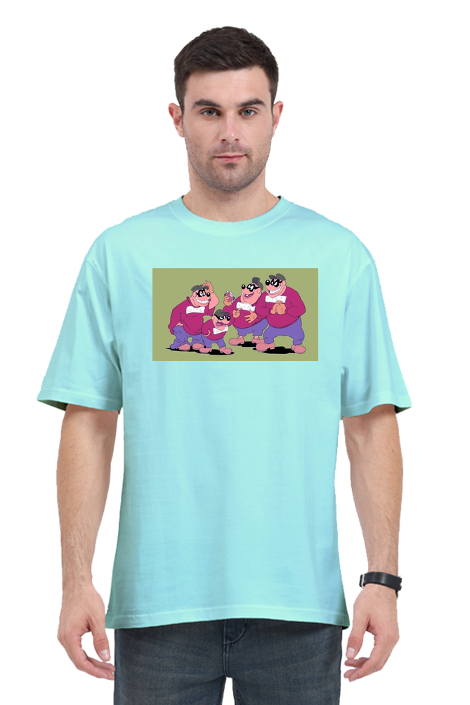 Beagle Boys from Duck Tales Oversized Classic T-Shirt Unisex